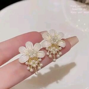 Korean Flower Earrings