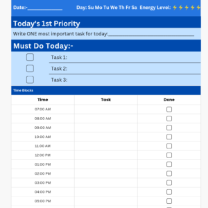 ADHD Daily Planner Bundle